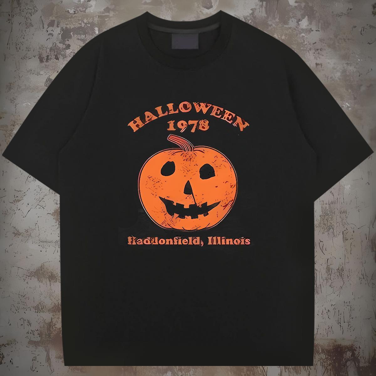 T Shirts Men 100% Cotton 230g pumpkin Street wear Hip Hop Breathable Crew Neck Oversized Men Tshirts Fashion Design Designer Polos