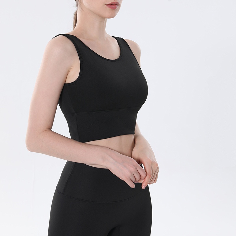 U-shaped fashion yoga underwear fully wrapped anti-slip anti-shock holding sports bra