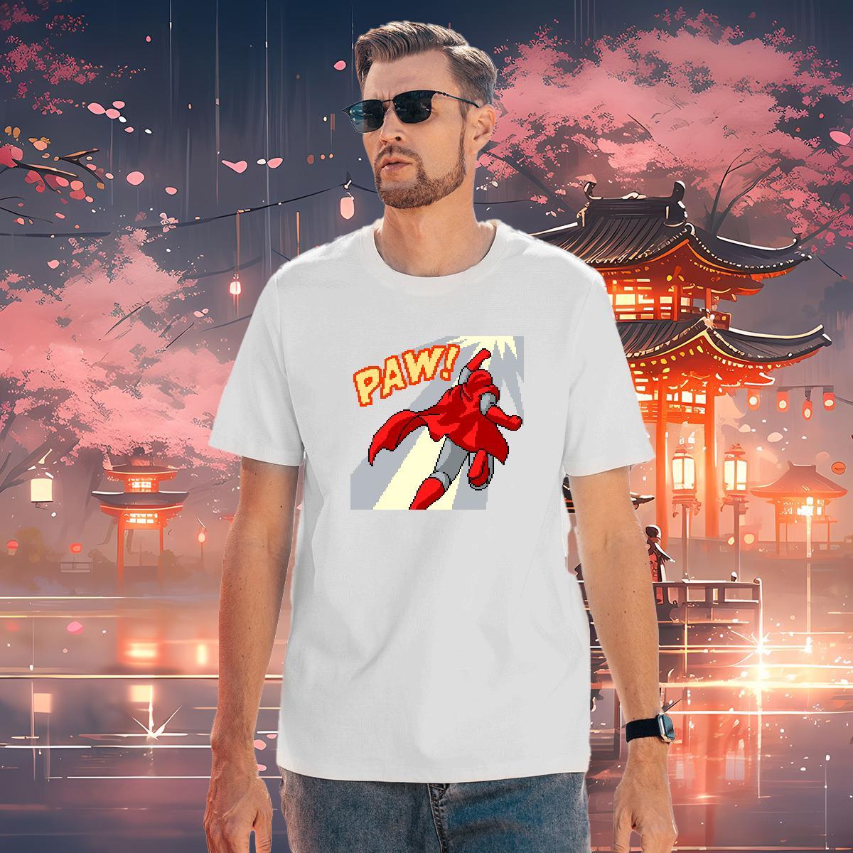 Mens T Shirts 230g Cotton portrait Beach O-Neck Short Sleeve Plus Size Cartoon Mens Tshirts 2024 Summer Loose Fit Tops