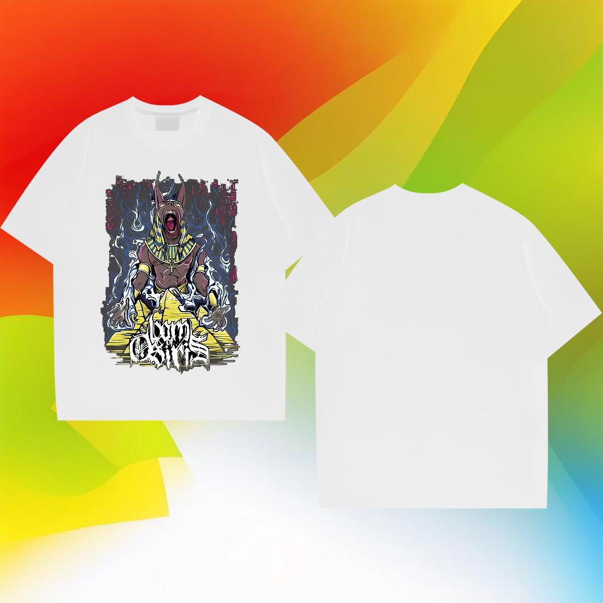 Casual New T-Shirts for Men 230g 100% Cotton Sport Tops Shirt Round Neck Short Sleeve Classic Men Tees Custom Printing