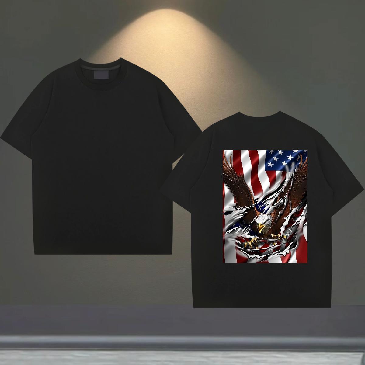Fashion Designer Men T Shirts 230g Cotton cool Anime Printing Street Tops Shirt O-Neck Short Sleeve Soft Mens Tshirts Oversized 4XL