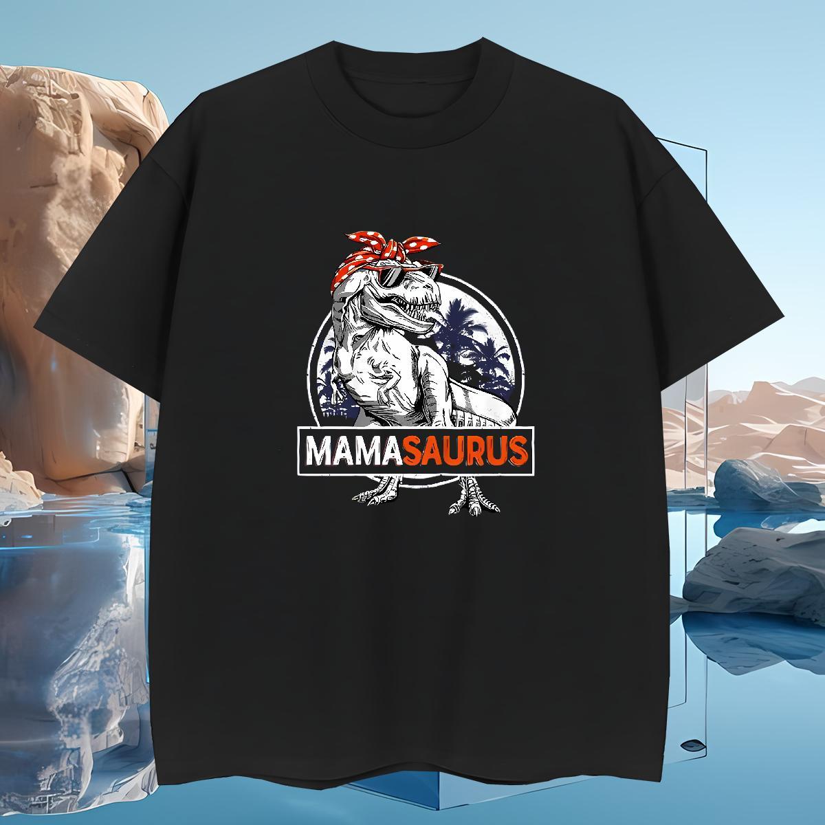 T Shirt For Man 230g Cotton dinosaur Casual Daily Wear Short Sleeve O-Neck Custom Anime Men Clothes T-Shirt 2024 Designer Wholesale Tops