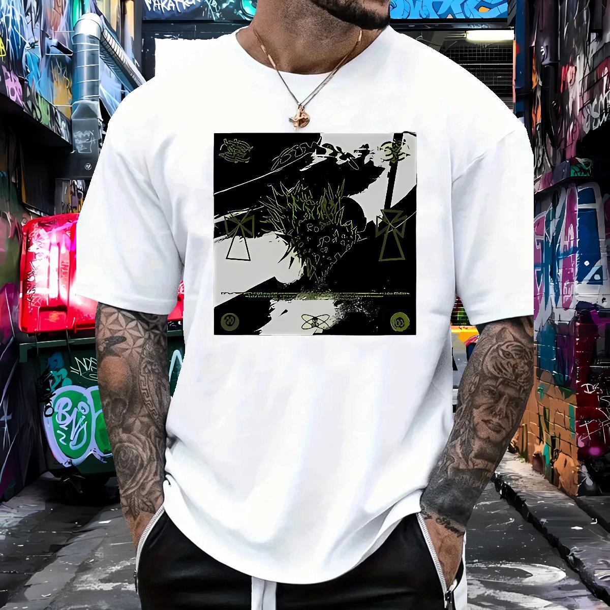 Stylist Mens T Shirts 100% Cotton 230g halloween Hip Hop Tops Tees Short Sleeve O-Neck Loose Fit Men Tees Custom Cartoon