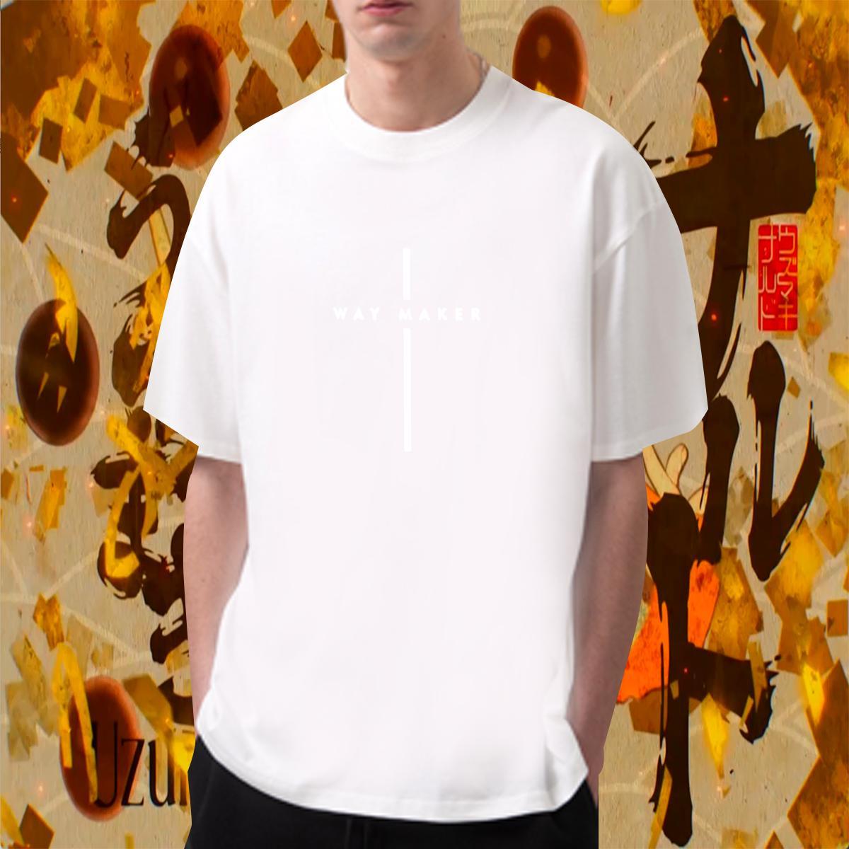 Loose Fit Tshirts 230g Pure Cotton Daily Wear letter Anime Print Breathable Fashion Design T-Shirts Tops Shirt