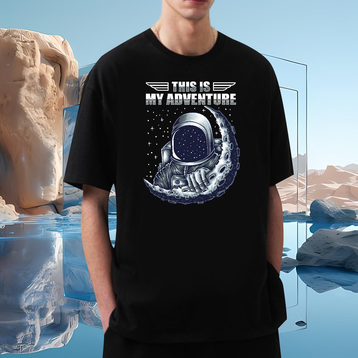 T-Shirts for Men 230g Pure Cotton universe Street wear Hip Hop Short Sleeve O-Neck White Plus Size Tshirts Classic Casual Designer Top Tees