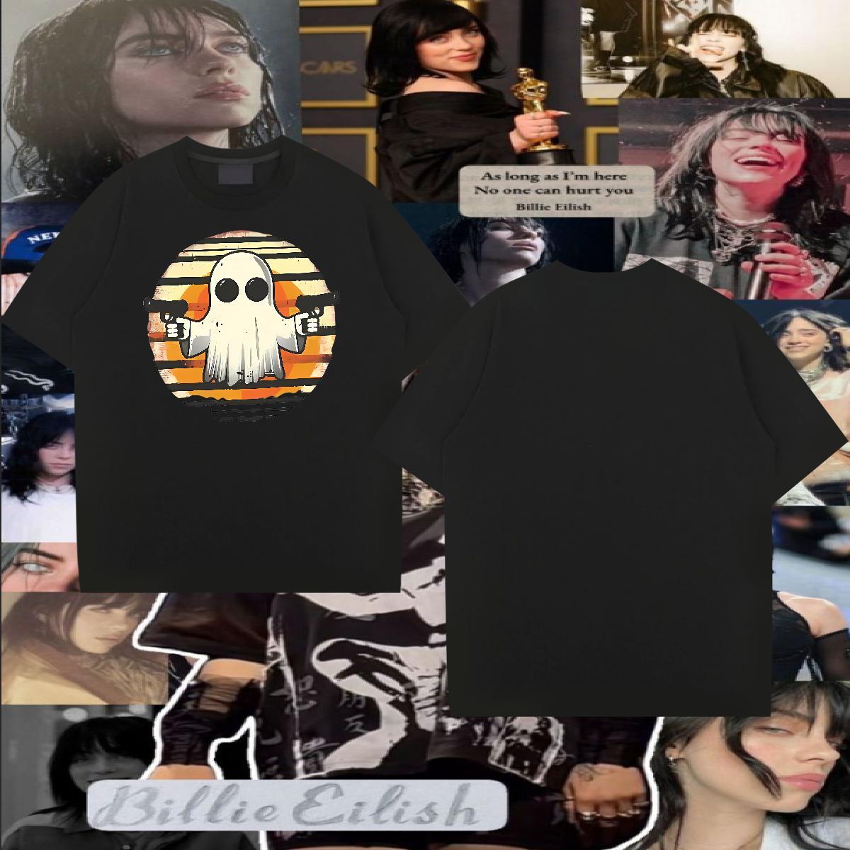 2024 DIY Man T Shirts 230g Pure Cotton little monsters Hip Hop Tops Shirt Breathable Short Sleeve High Quality Mens Tshirts Plus Size Cartoon