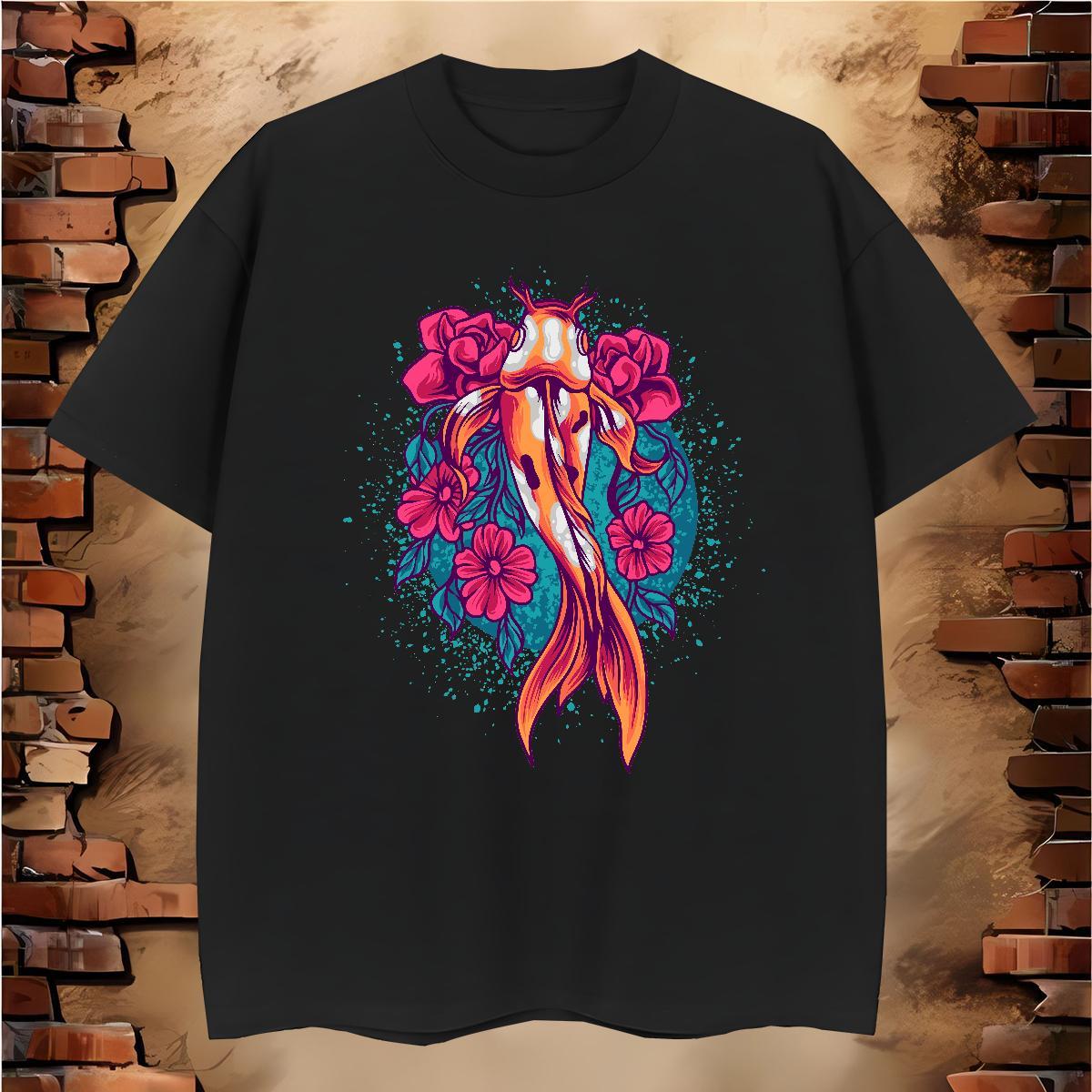 T Shirts Men 230g Pure Cotton Casual Crew Neck Asian Size Men Clothes T-Shirt DIY Classic Tee Shirt