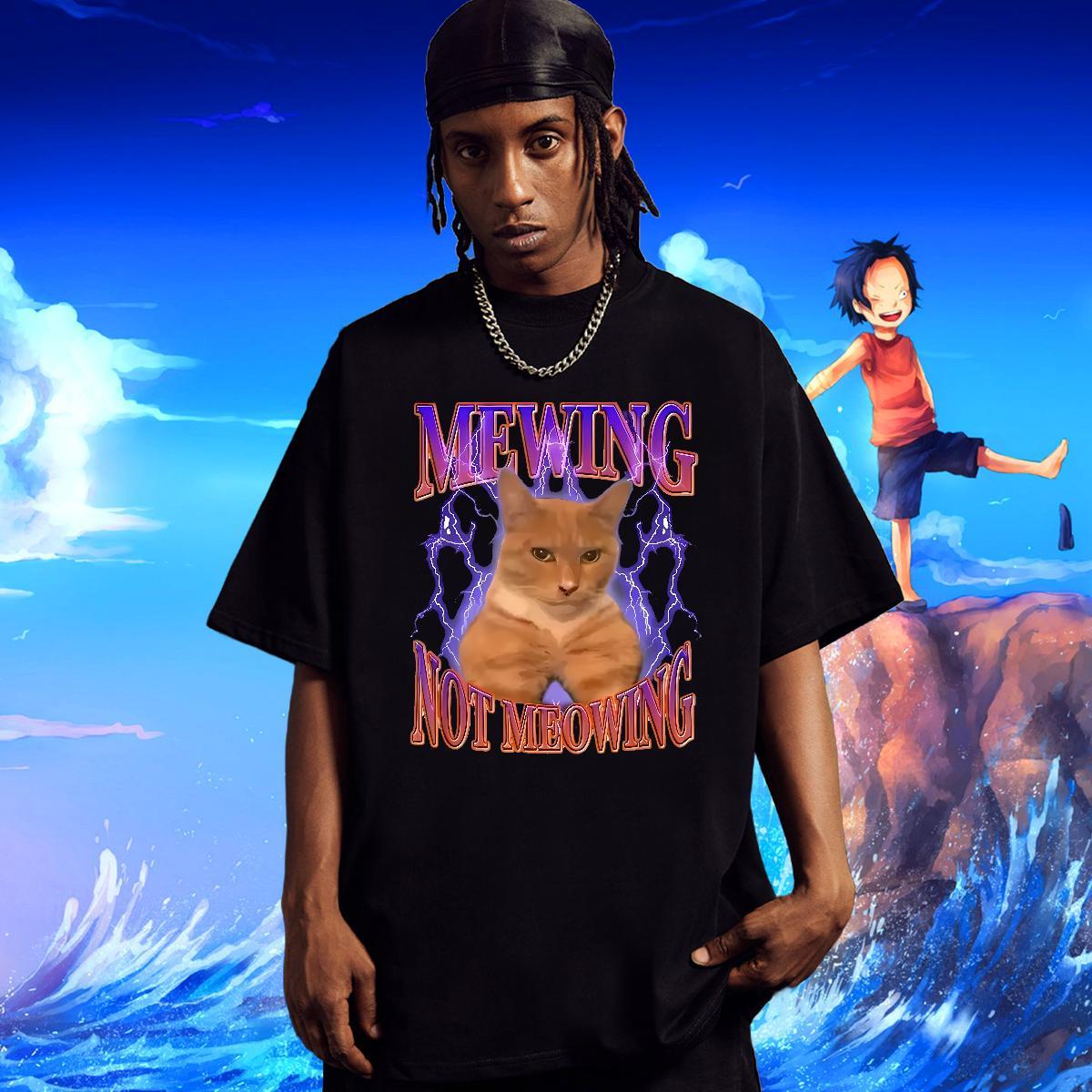 Men T Shirts 230g Pure Cotton cat Daily Wear Breathable Short Sleeve Custom Cartoon Couples T Shirts Free Shipping Brand Top Tees