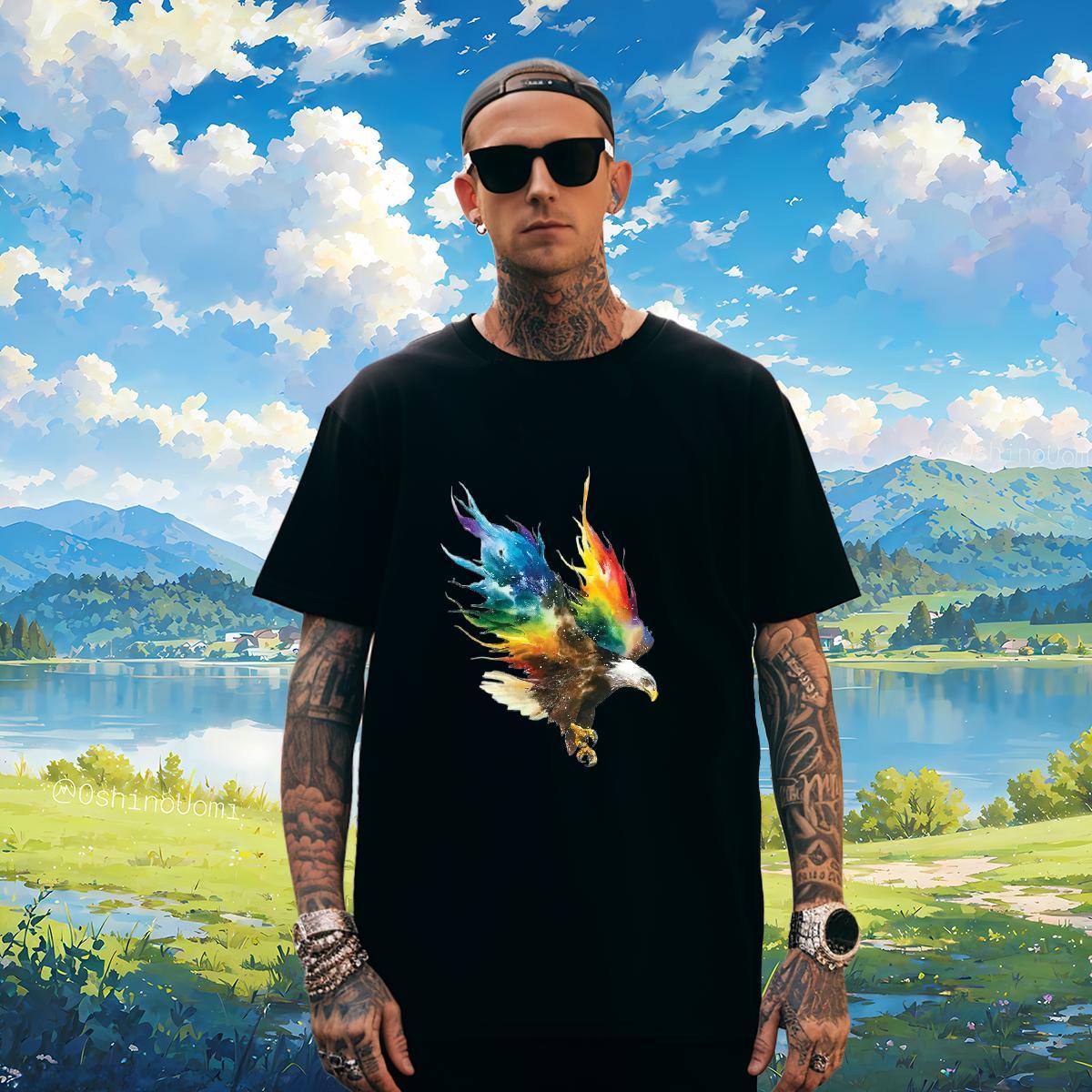 T-Shirts for Men 230g Pure Cotton cool Summer Casual Breathable Short Sleeve Oversized 4XL Mens Tshirts Classic Unisex Clothes