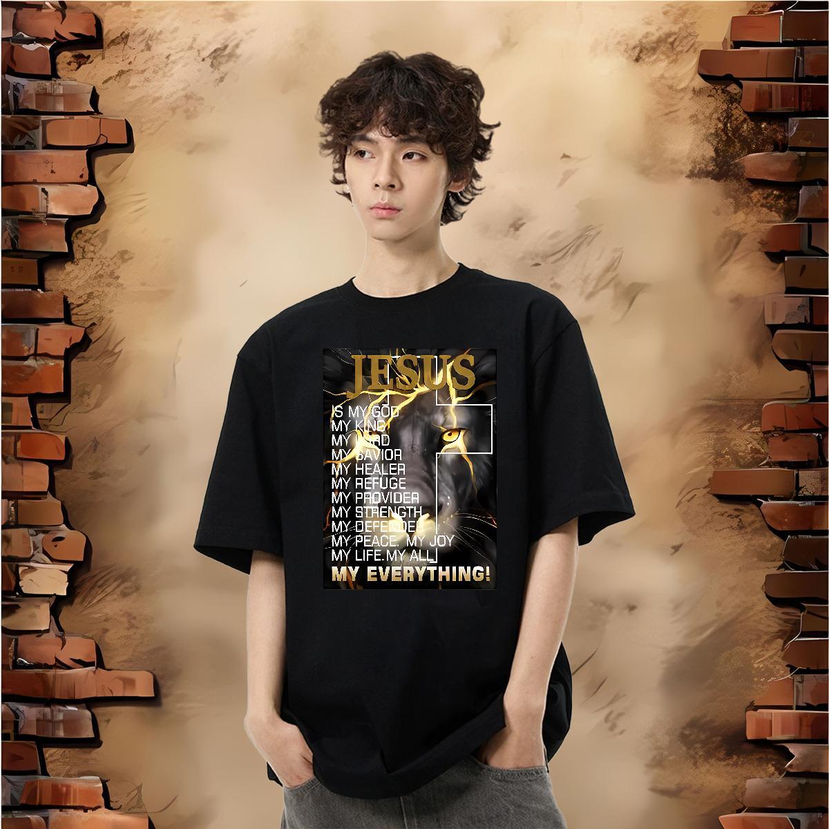 Fashion New T shirt 230g Cotton Casual Beach Tops O-Neck Short Sleeve Wholesale Mens Tshirts Custom Print Plus Size