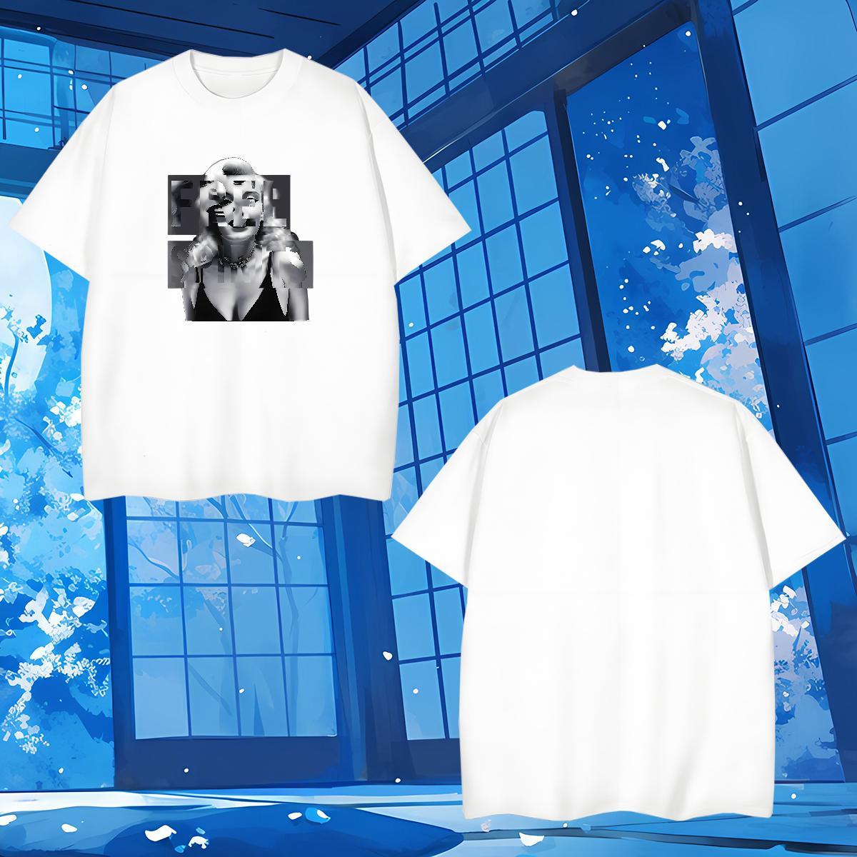 T Shirt For Man 230g 100% Cotton person Anime Printing Street Breathable Crew Neck Customized Men Clothes T-Shirt Designer Fashion TOP Quality Tops