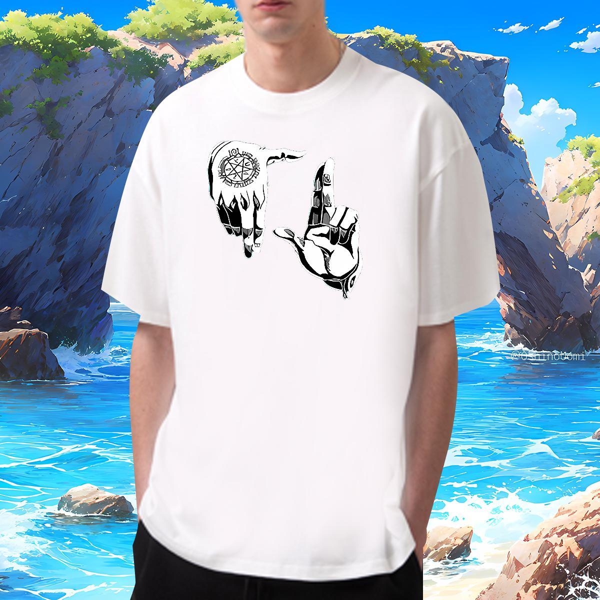 T Shirts Men 230g Pure Cotton hands High Street Hip Hop O-Neck Short Sleeve DIY Logo Oversized Men Clothes T-Shirt Free Shipping Cool Design Tshirts