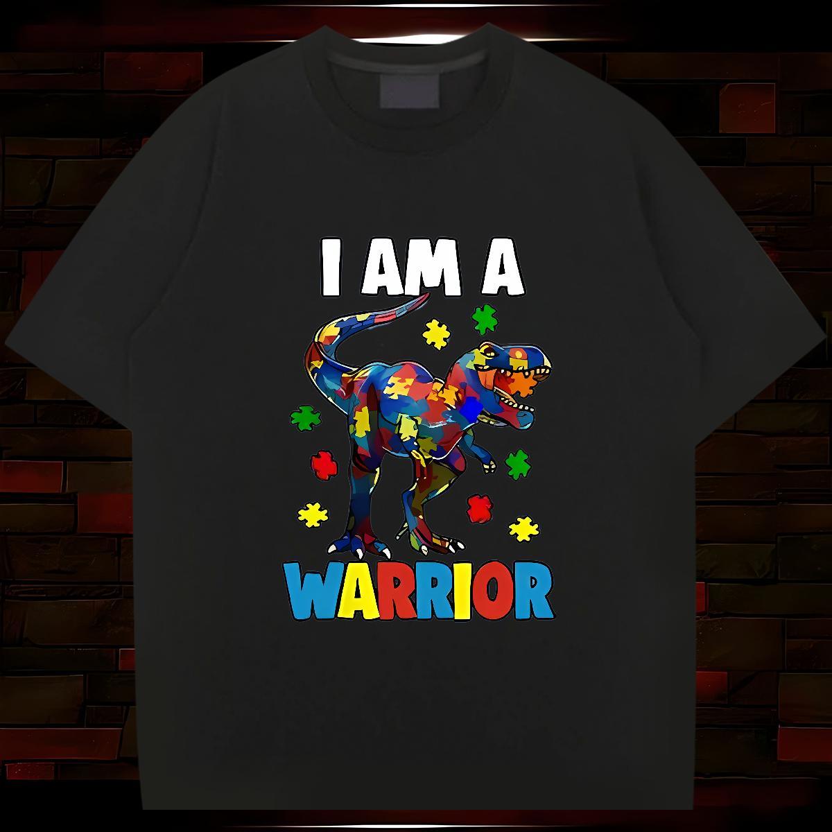 Factory Direct Men T Shirts 230g Pure Cotton dinosaur Street Tops Shirt Breathable Crew Neck Popular Tshirt for Man Woman Custom Anime
