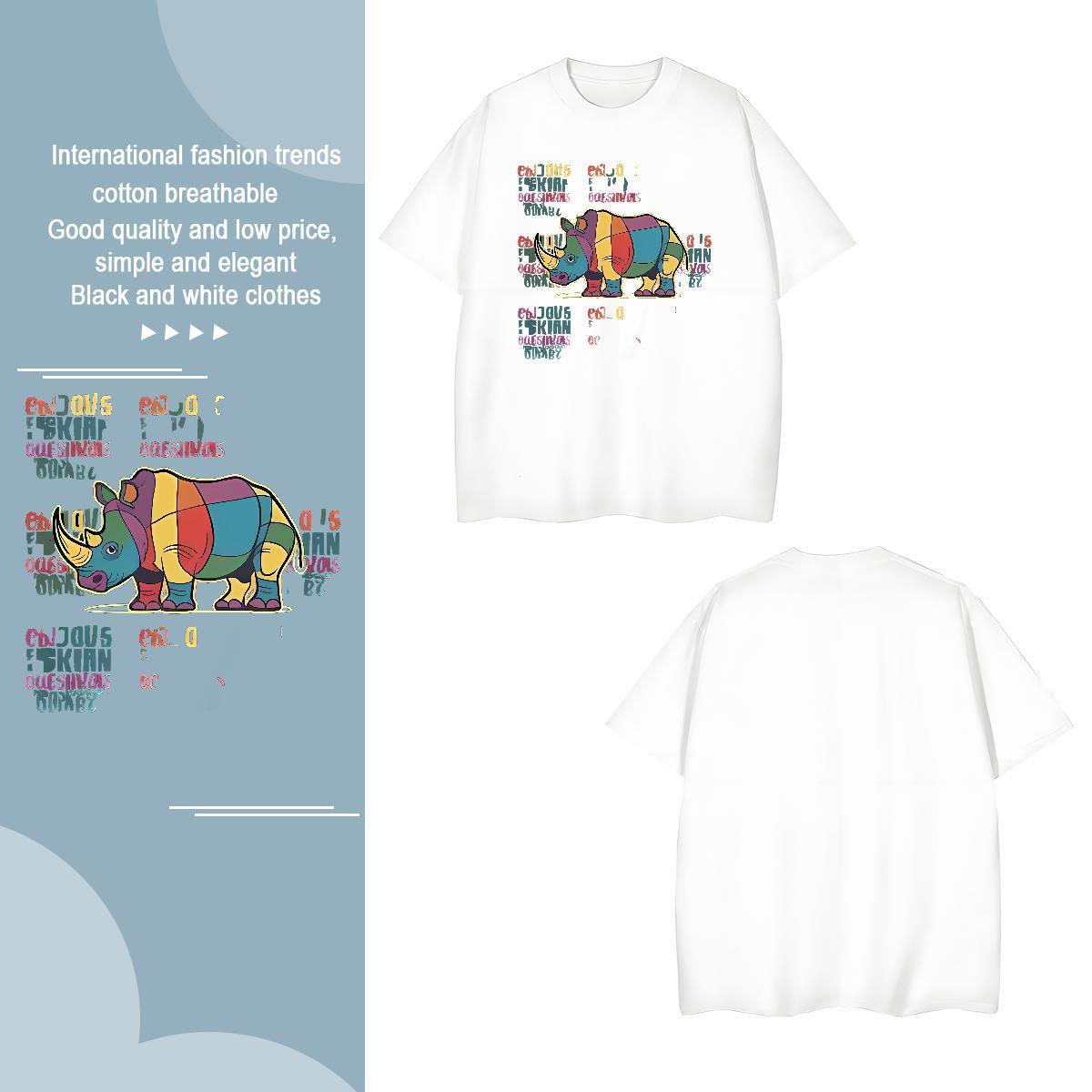 T Shirts Men 230g Cotton Summer Casual Breathable Short Sleeve Custom Big Size Tshirt for Man Woman Fashion Design Wholesale Clothes