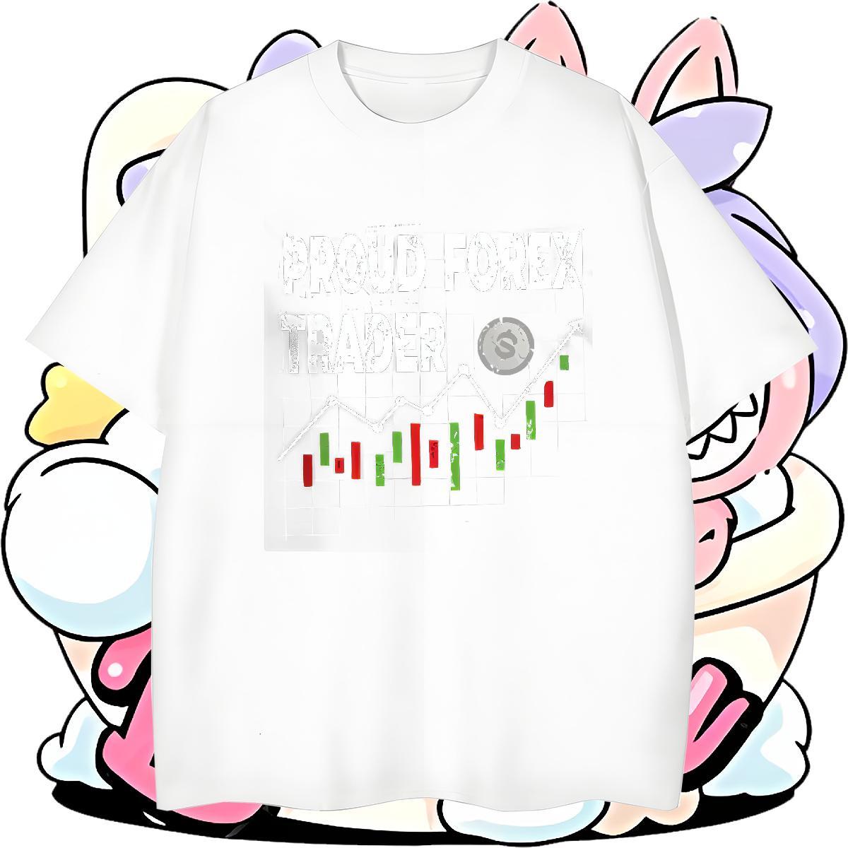 Loose Fit Mens Tshirts 230g Pure Cotton Daily Outfit letter Cartoon Print Crew Neck Breathable Designer Mens T Shirts Tops