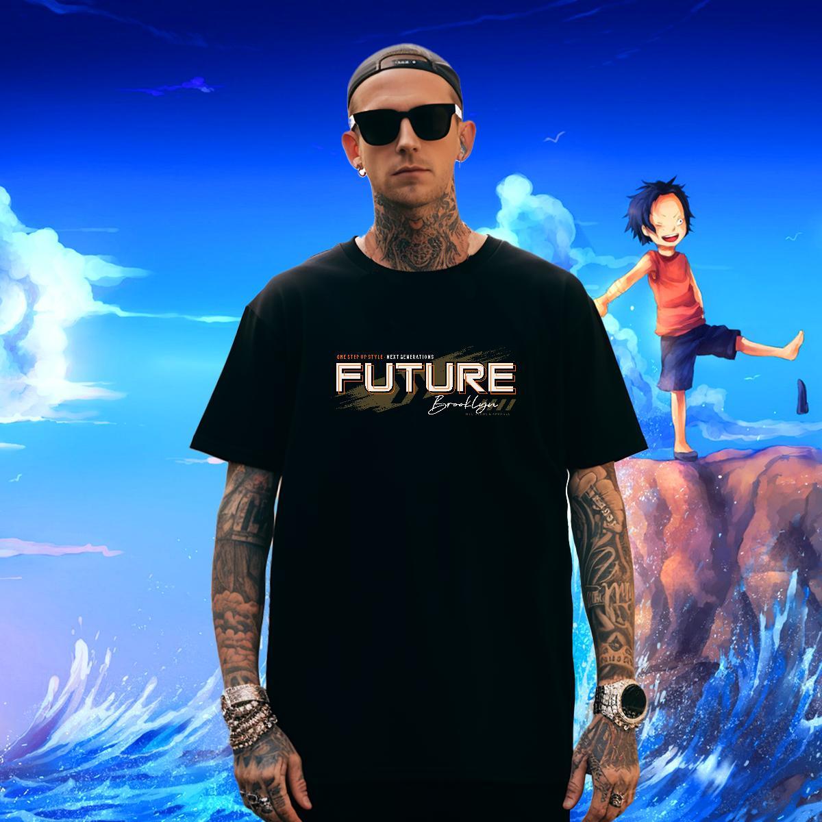 Cool Design Couples T Shirts 100% Cotton 230g Daily Outfit letter Black Oversized O Neck Short Sleeves 2024 DIY T Shirt For Man Tees Shirts