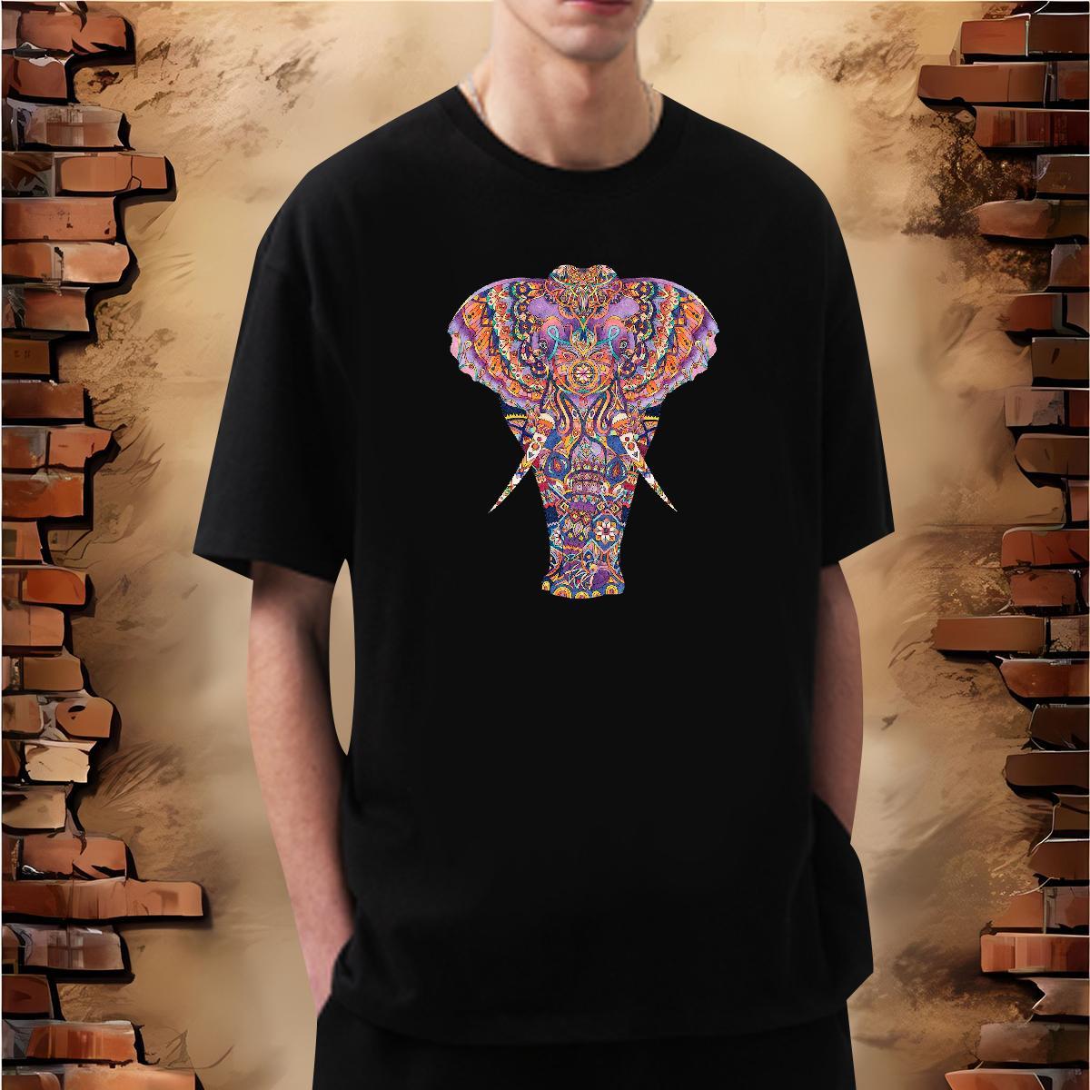 Man T Shirts 230g Pure Cotton Casual Daily Wear Round Neck Short Sleeve Black White Men Tshirts Fashion Casual Cool Tees Shirts