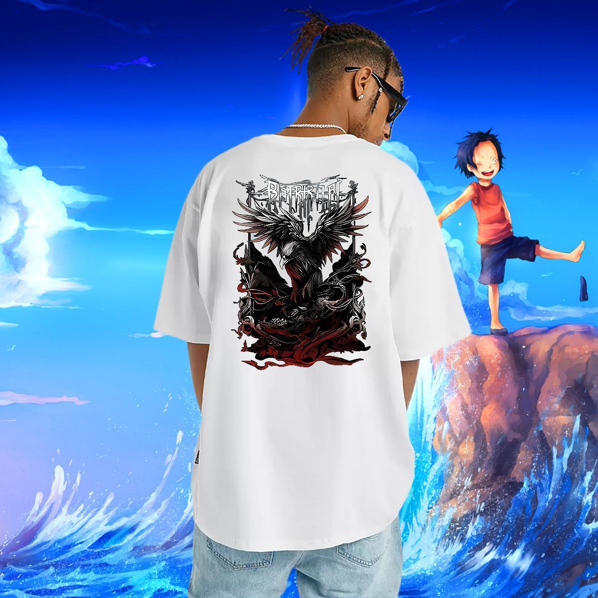 Free Shipping T Shirts Men 230g Cotton eagle Sport Top Tees Round Neck Short Sleeve Comfortable Tshirt for Man Woman Graphic