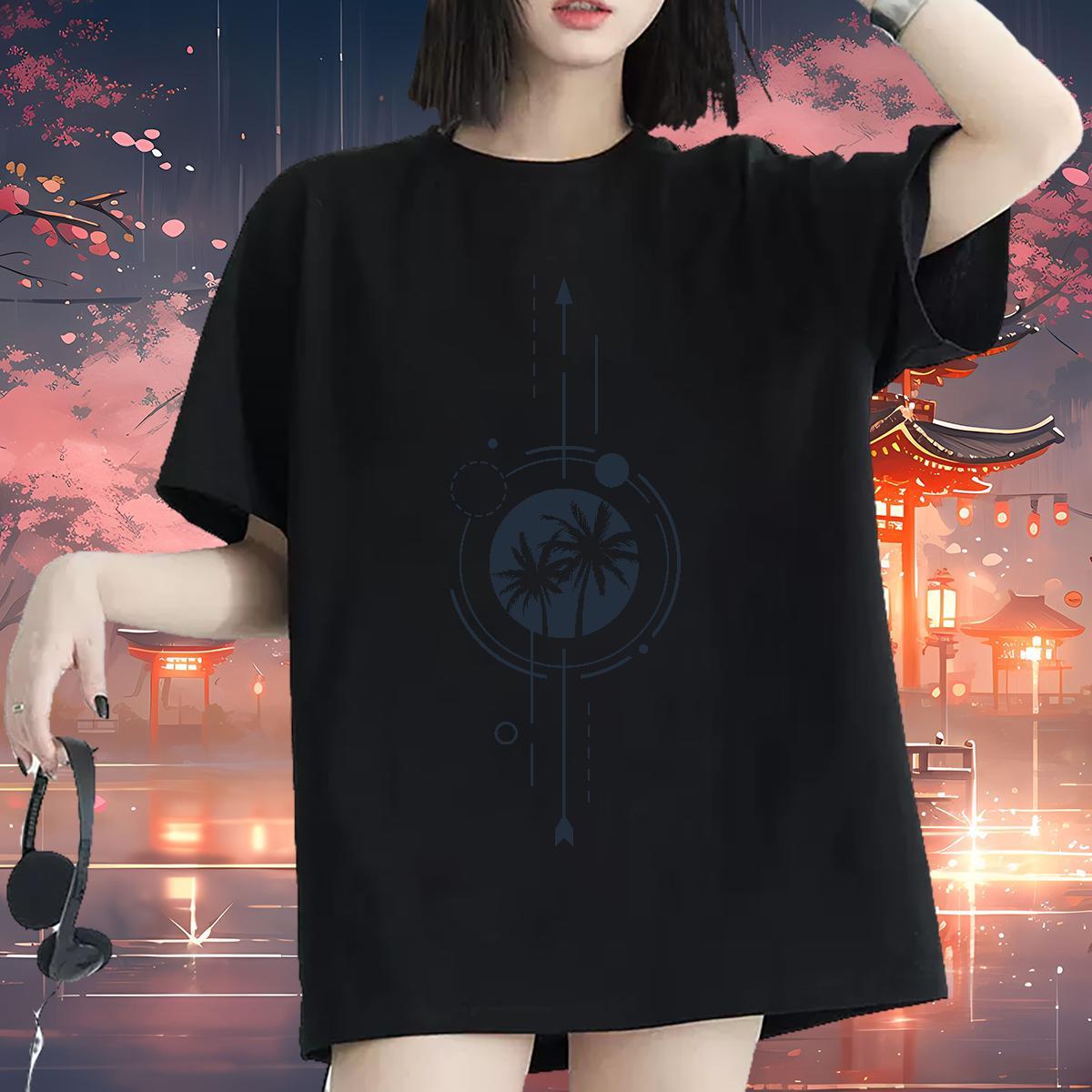 Designer Nice Womens T Shirts Crew Neck Woman Tshirt Customized tree Daily Wear 100% Cotton 230g Fashion Casual Tshirts