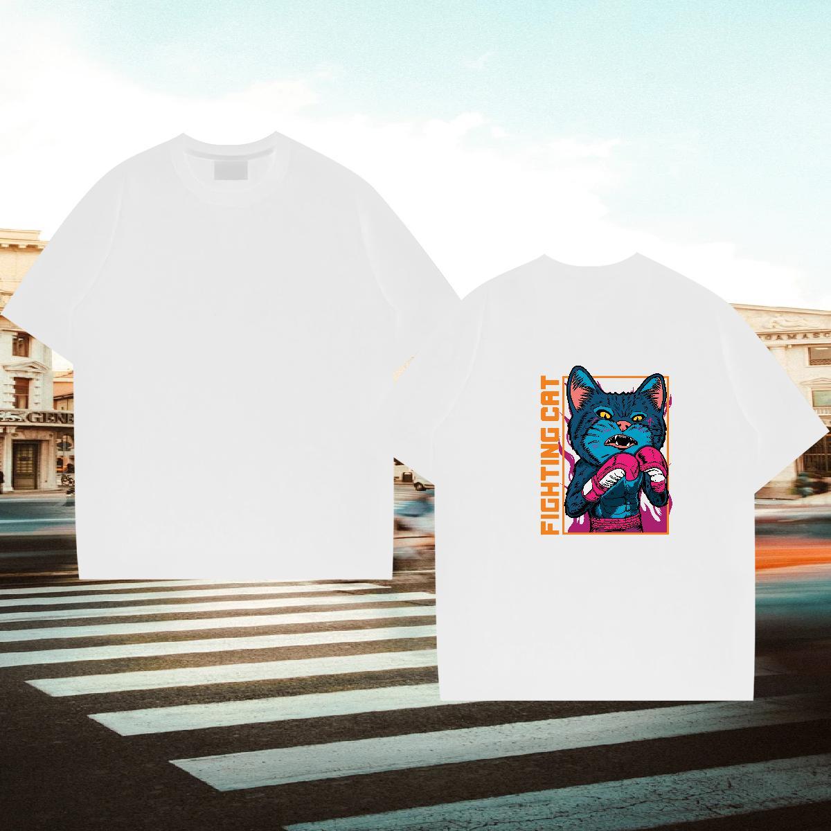 2024 Designer T Shirt For Man 230g Cotton letter Casual Beach Clothings Short Sleeve O-Neck Comfortable Men Tees Custom Anime