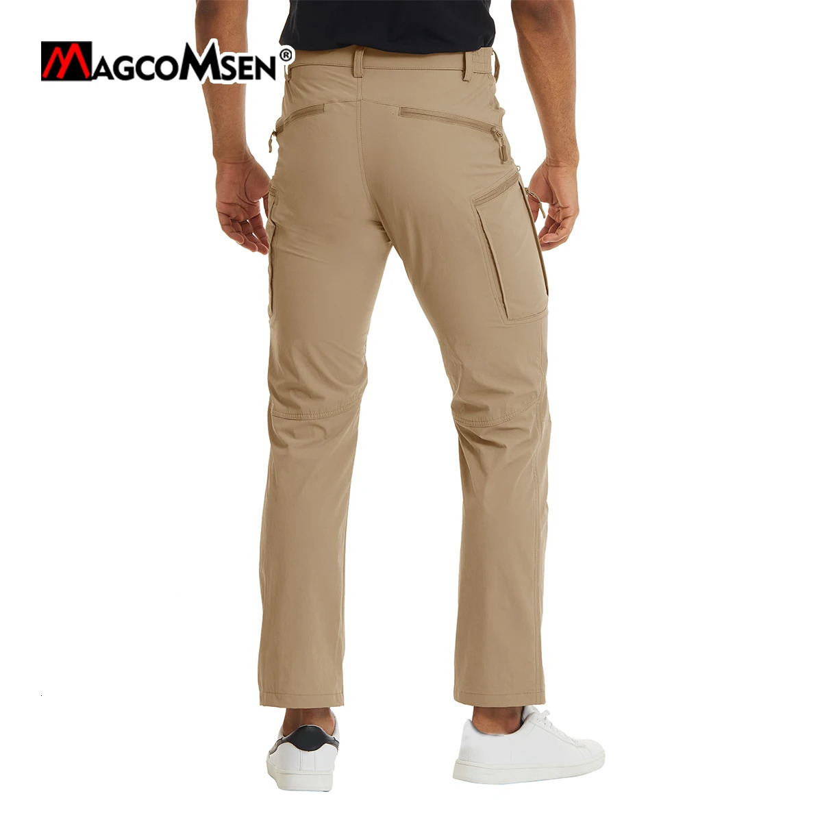 MAGCOMSEN Lightweight Hiking Pant Men Summer Cargo Pants Quick-Dry Nylon Water-Resistant Outdoor Fishing Casual Trouser 240806
