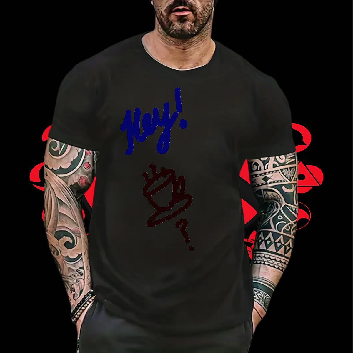 Popular Men Tshirts 230g Pure Cotton Daily Wear letter Custom Printed Breathable Short Sleeve Classic Casual T Shirt For Man Tops Tees