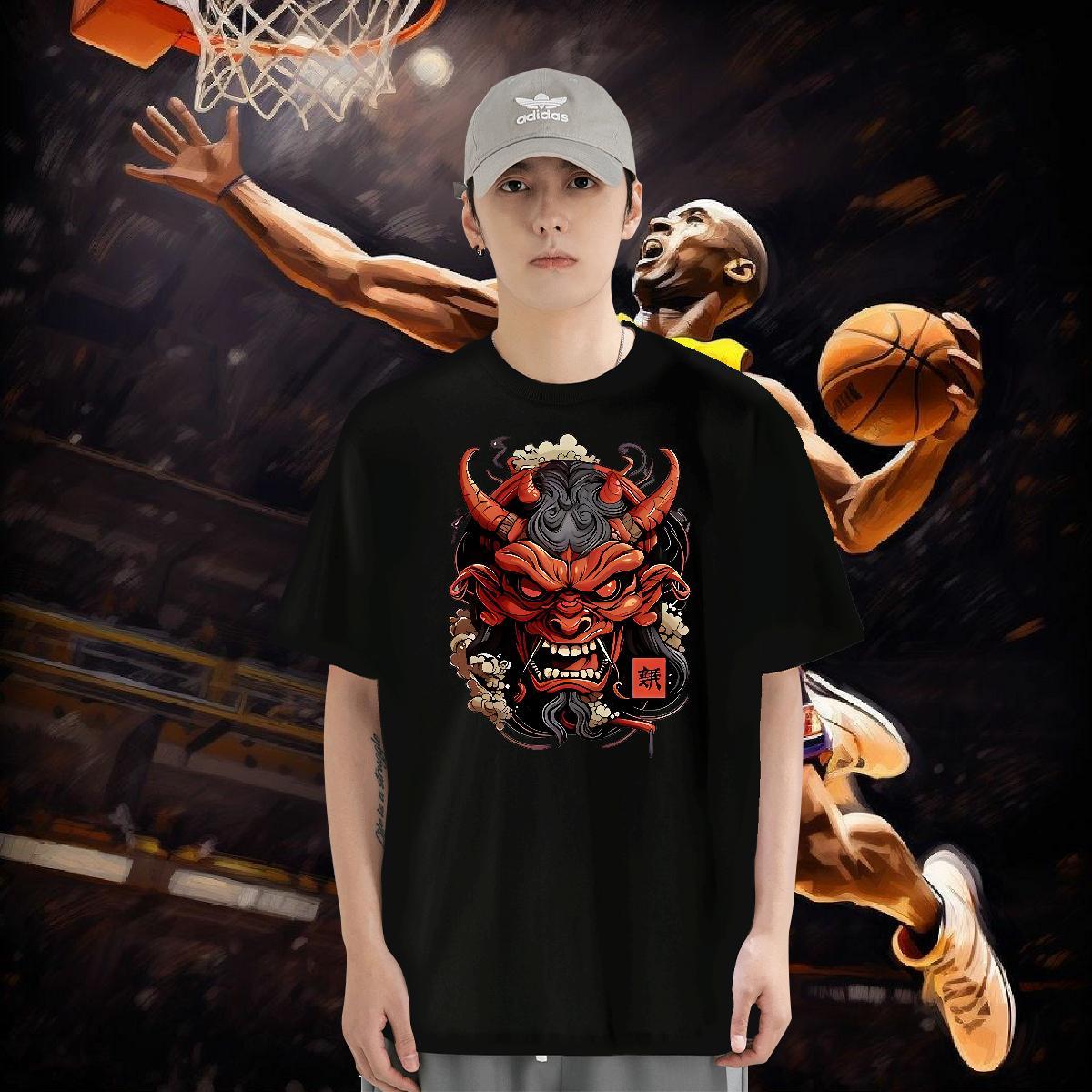 T-Shirts 230g 100% Cotton High Street Hip Hop Short Sleeve Soft Asian Size Men Tshirts 2024 Summer Loose Clothes