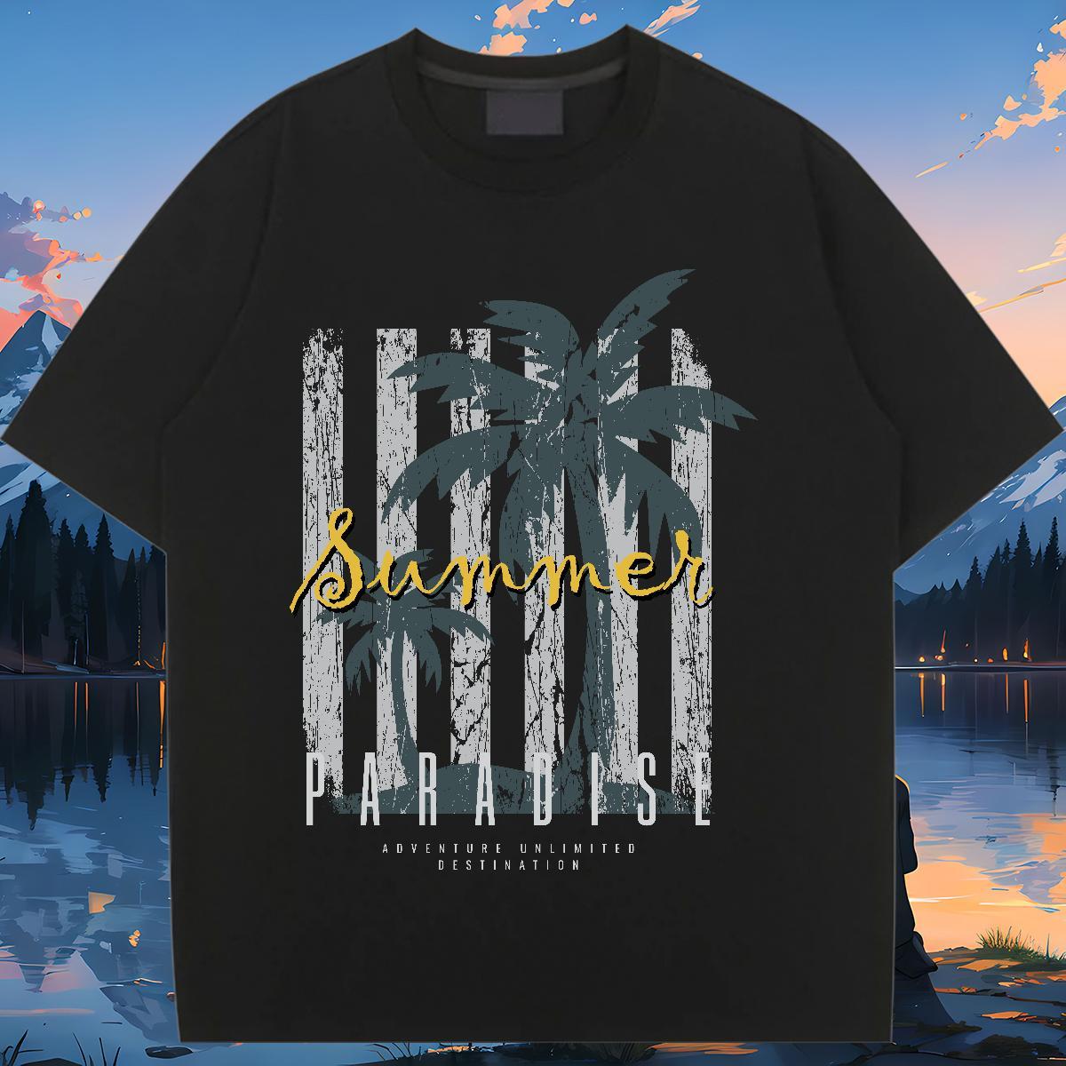 Designer Nice T shirt Breathable Short Sleeve Women Tshirts Oversized L-4XL tree Spring Summer 100% Cotton 230g Custom Tops Tees