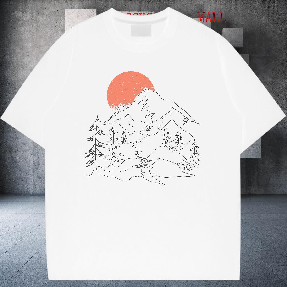 Designer Men Tshirts 100% Cotton 230g Casual sun Custom Anime Crew Neck DIY Customized T Shirts Men Polos