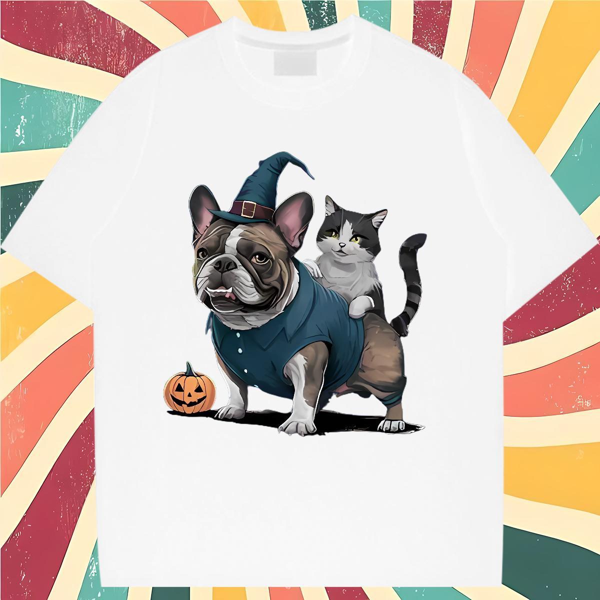 Free Shipping Womens T Shirts Short sleeve Soft Tshirt for Man Woman Custom Printing animals Street Casual 230g Cotton 2024 Designer Tops Tees