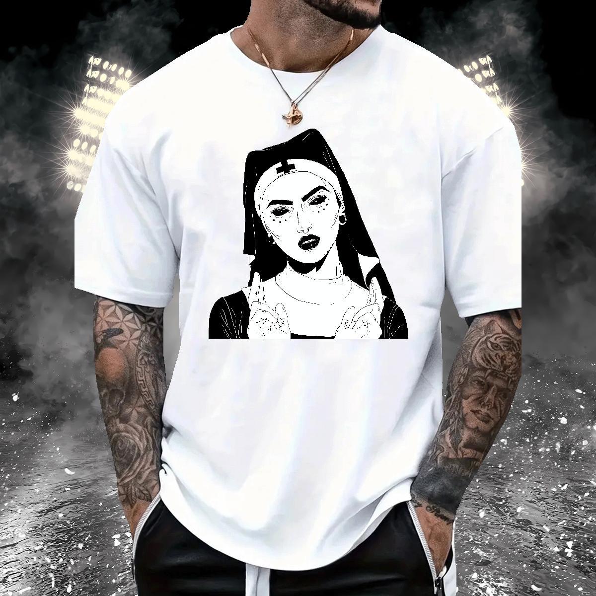 T Shirts Men 230g Cotton nun Street Wear Breathable Crew Neck Black Oversized Tshirts Fashion Casual Comfortable Polos