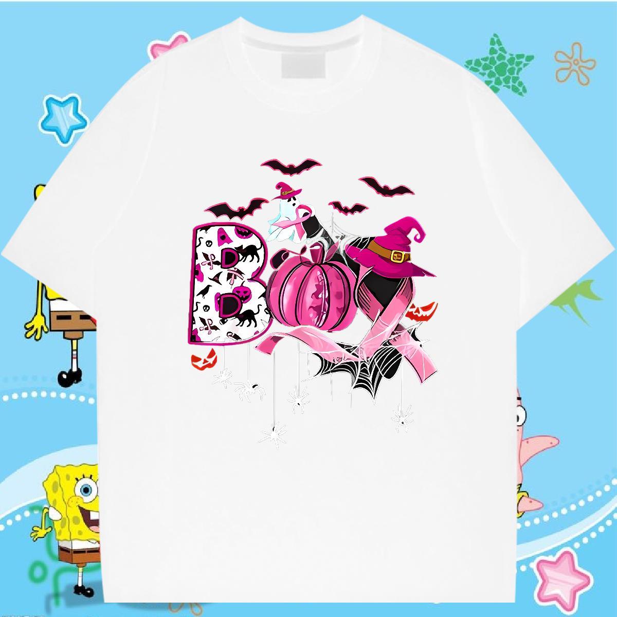 Custom T shirt 230g 100% Cotton halloween Casual Tshirts Breathable Crew Neck Cool Men Tees Custom Anime