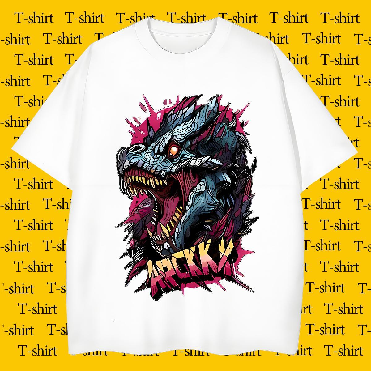 T Shirts Men 100% Cotton 230g Spring Summer Short Sleeve O-Neck Anime Tshirts New Brand Tee Shirt