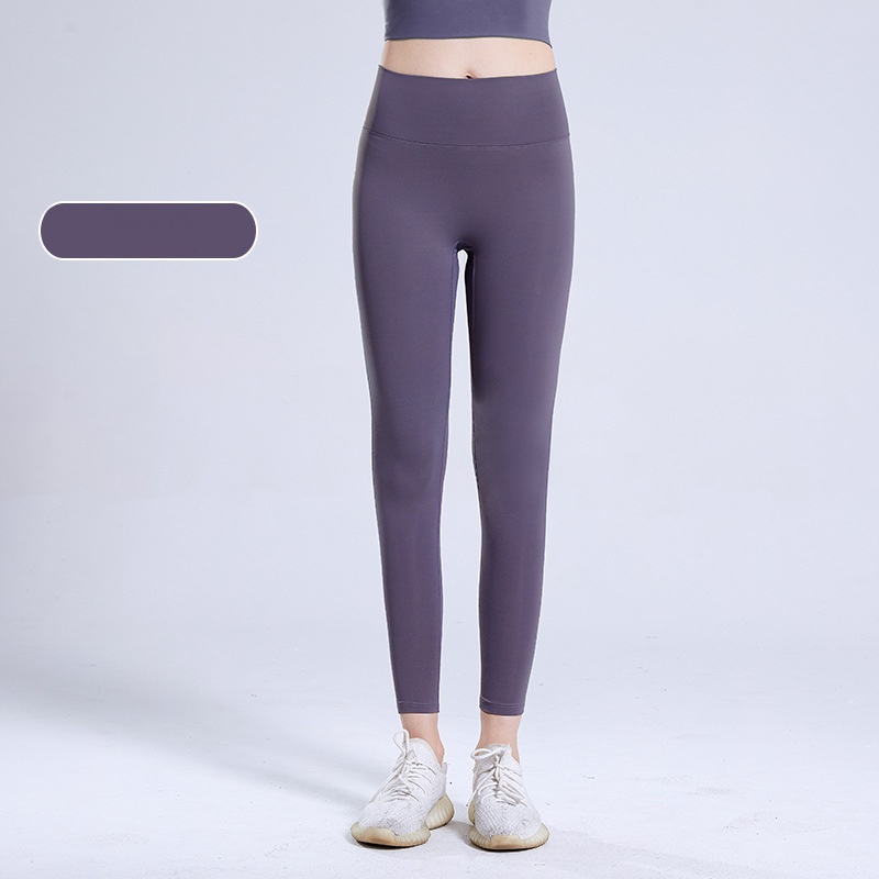 Quick-drying sweatpants Tight running Yoga pants High-waisted peach hip lift elastic crossfit pants for women