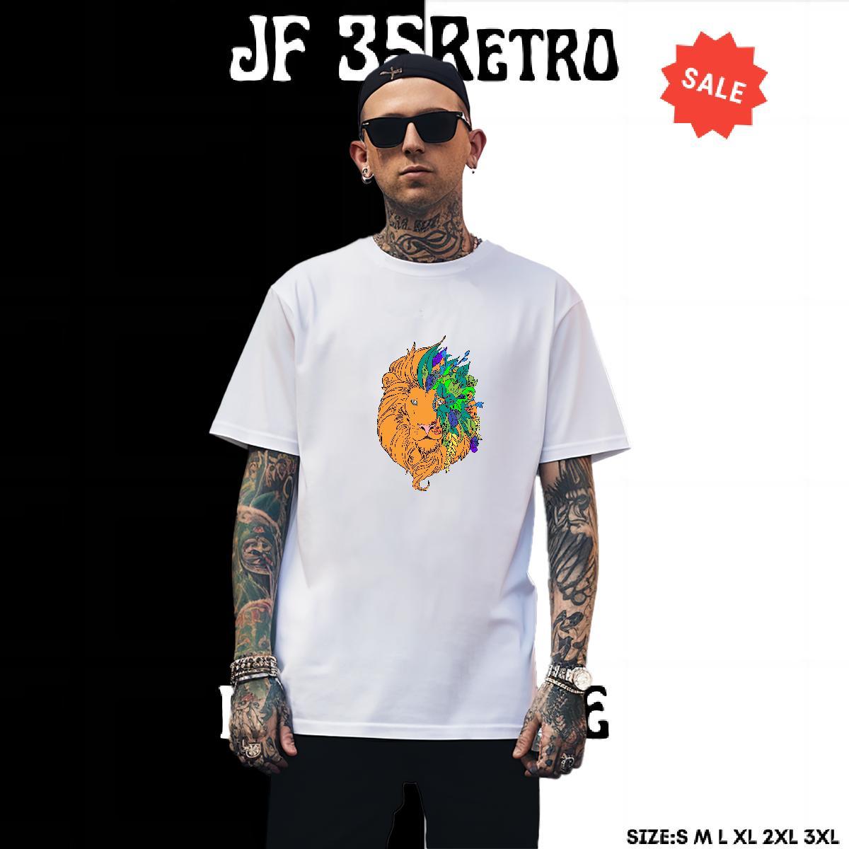 Comfortable Tshirt for Man Woman 100% Cotton 230g tiger T Shirt For Man Street Wear Round Neck Short Sleeve DIY Anime New Tees