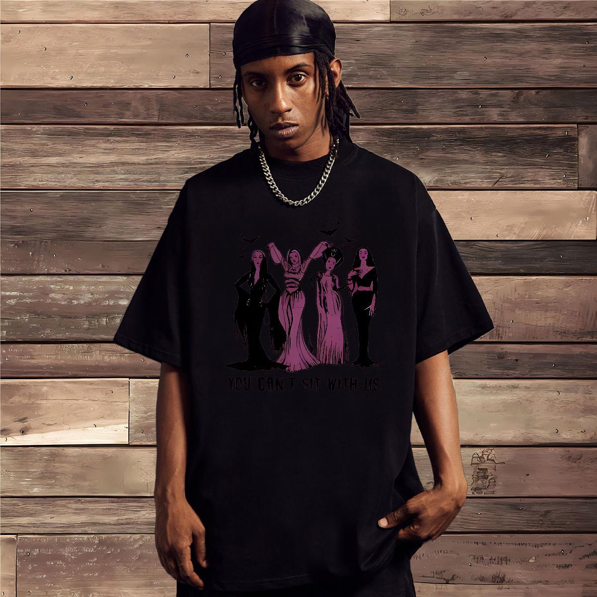 Fashion Casual Men T Shirts 230g 100% Cotton witch Anime Printing Street Clothings O Neck Short Sleeves Cool Design Men Tees Asian Size