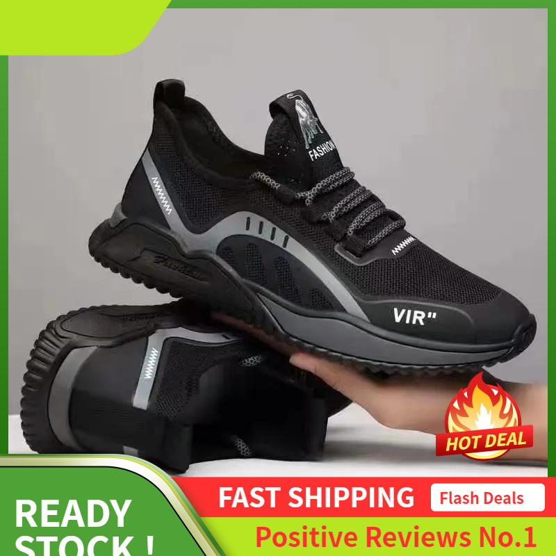 Men Design Ddmysports Sneaker Casual Mesh Breathable Black White Sports Running Shoes Outdoor