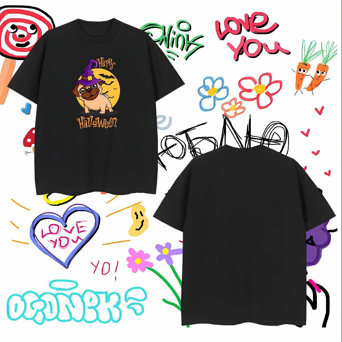 Comfortable Men Tshirts 230g Pure Cotton T shirt Street wear Hip Hop Breathable Crew Neck Custom Print Plus Size New Designer Polos