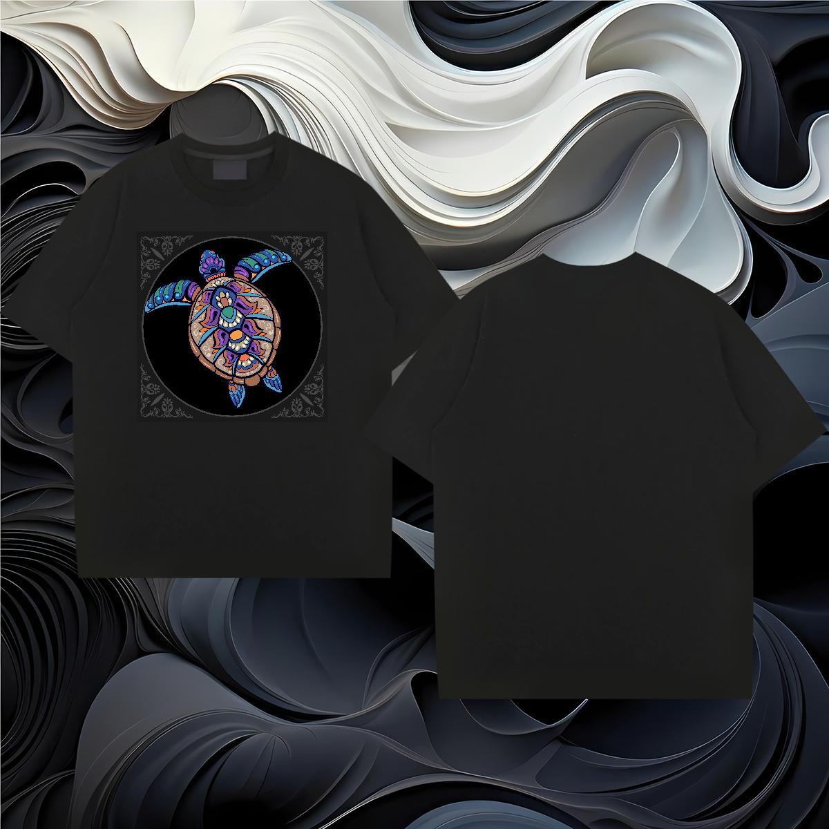 Casual New Man T Shirts 230g Cotton tortoise Street Wear Polos Pure Cotton Wholesale Men Tshirts Plus Size Custom