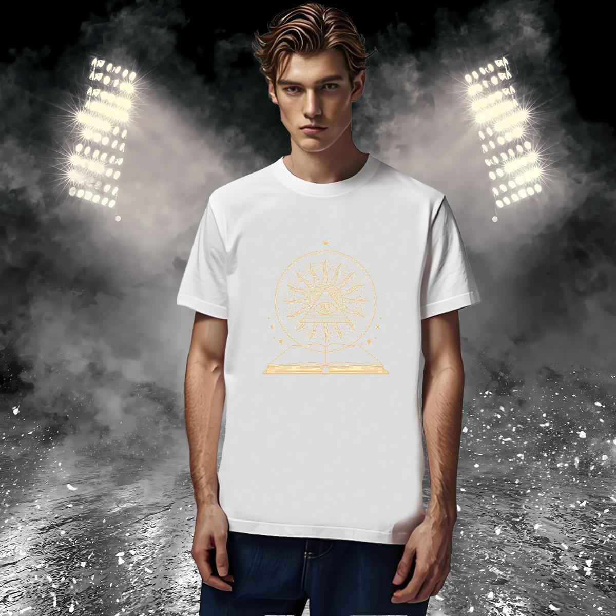 T shirt 230g Pure Cotton eyes Outdoor Short Sleeve Soft Black Oversized Couples T Shirts Fashion Designer Cool Design Tee Shirt