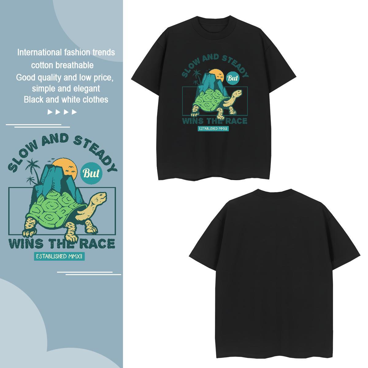 T-Shirts 230g 100% Cotton Sports Casual Crew Neck Breathable Custom Print Plus Size Men Tops Tees Free Shipping Designer Tshirts