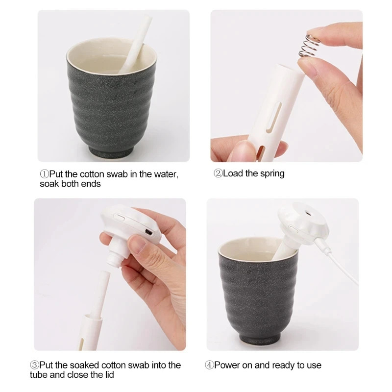 USB Mini Ultrasonic Air Humidifier LED Lamp USB Essential Oil Diffuser Car Purifier Aroma Anion Mist Maker With Romantic Light 240806