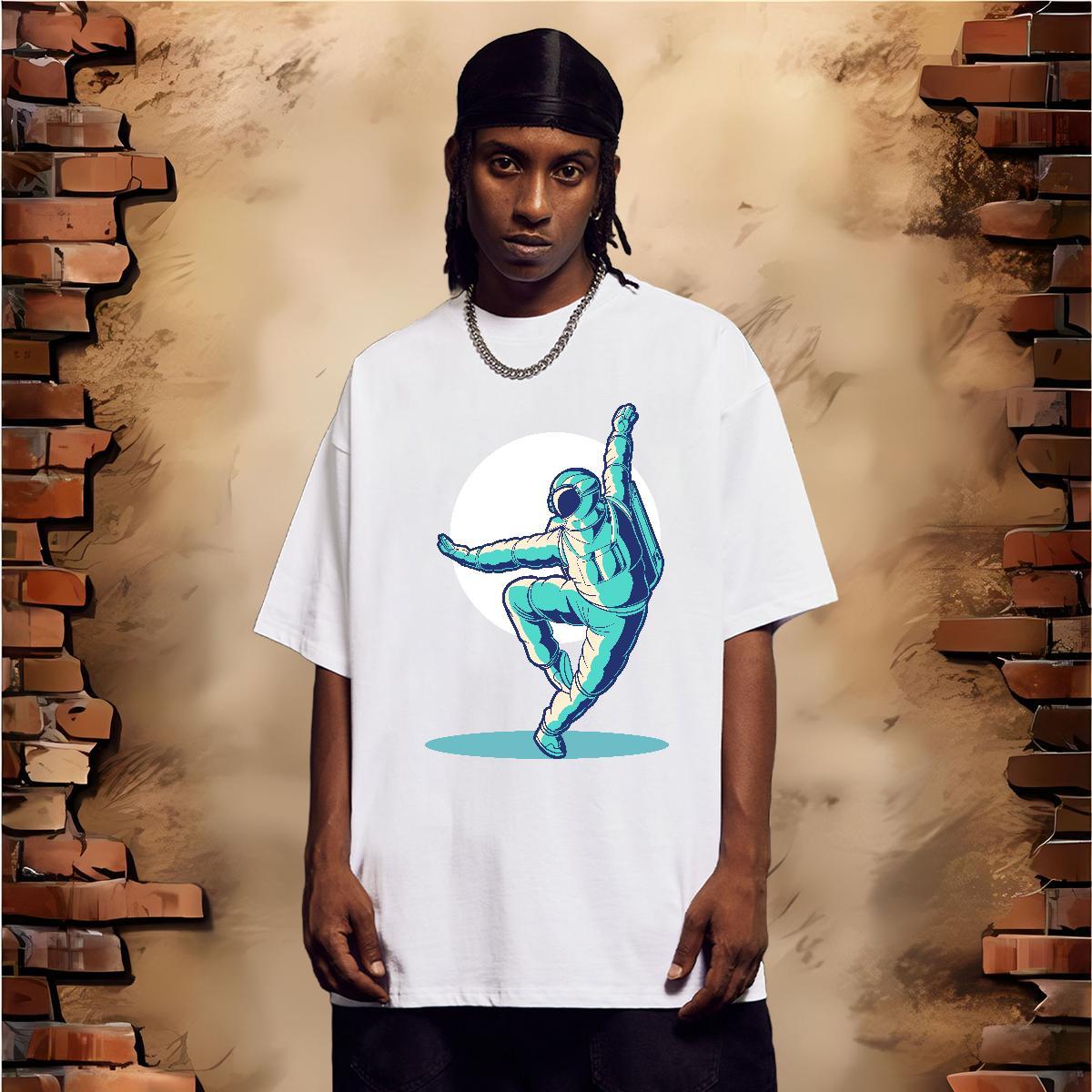 T shirt 230g Cotton universe Spring Summer Breathable Customized Tshirt for Man Woman New Arrival Loose Fit Tee Shirt