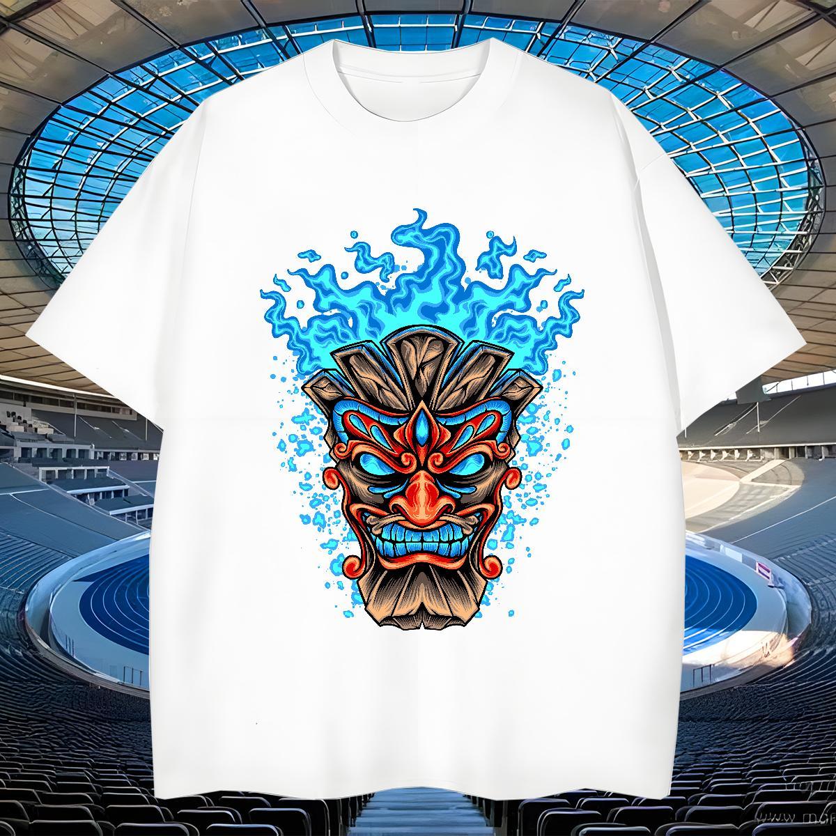 Loose Men Clothes T-Shirt 230g Cotton Street wear Hip Hop Black Oversized Breathable Short Sleeve Fashion Designer Mens T Shirts Tops Shirt