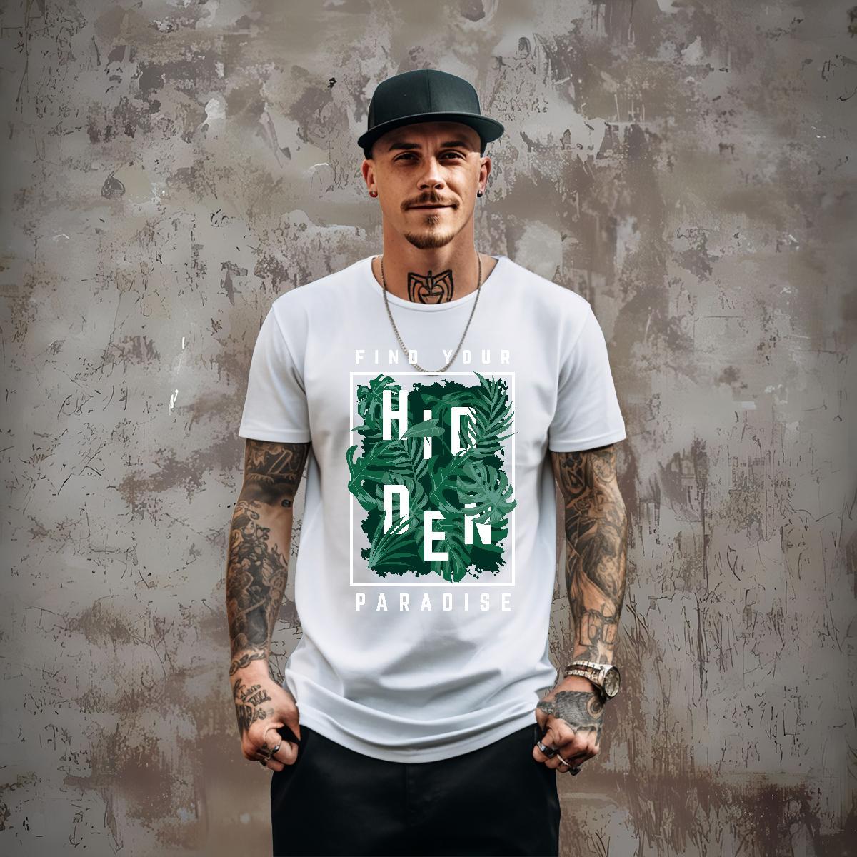 2024 DIY T Shirts Men 100% Cotton 230g tree Street Clothes Crew Neck Unisex Tshirt for Man Woman Custom Cartoon