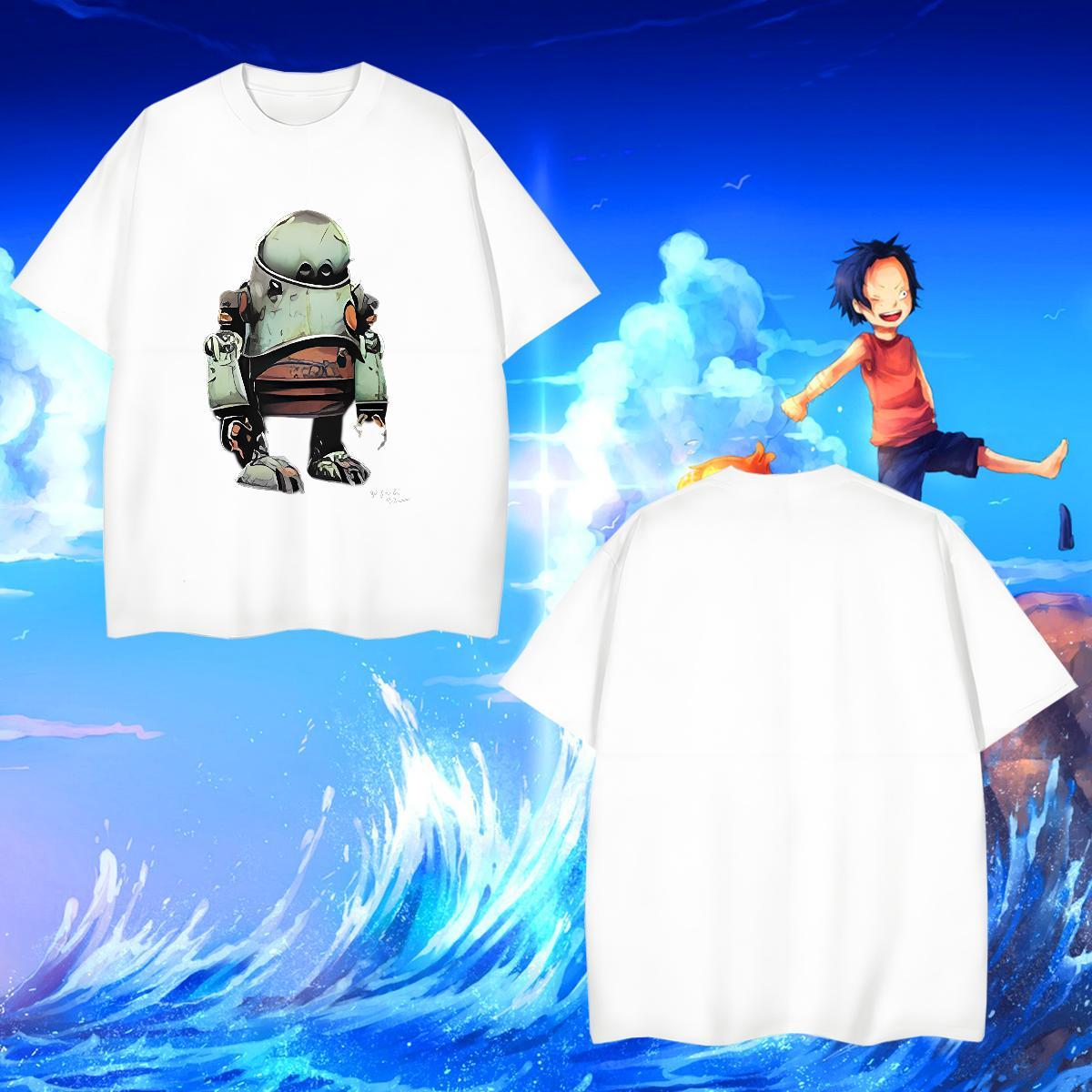 T Shirt For Man 230g 100% Cotton Anime characters Sports Casual Breathable Short Sleeve Oversized 3XL 4XL Men Tshirts 2024 Summer Cool Wear