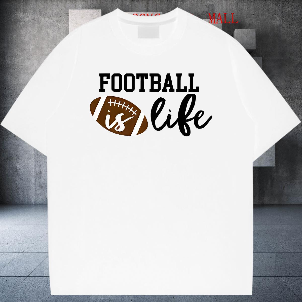 Free Shipping Men Clothes T-Shirt 230g Cotton Summer Casual rugby Custom Printing Short Sleeve Soft Factory Direct T shirt Tshirts