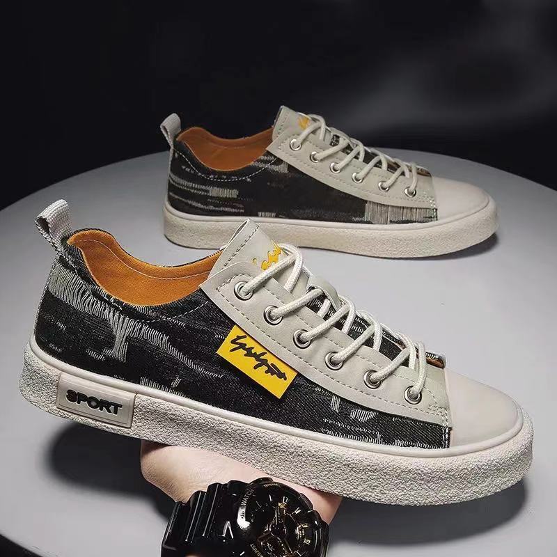 UNMUN Summer Board New Low Top Canvas Shoes Men's Student Trendy Versatile