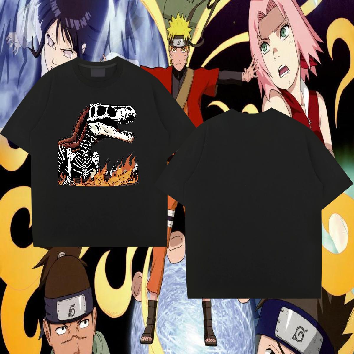2024 Designer T Shirt For Man 230g 100% Cotton halloween Street Wear Breathable Short Sleeve Wholesale Men Clothes T-Shirt Custom Anime