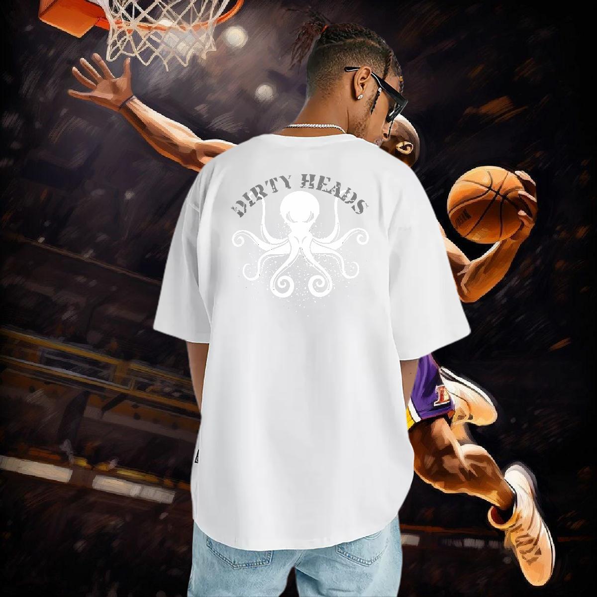 Classic Man T Shirts 230g Cotton octopus Outdoor Tshirts Breathable Short Sleeve Wholesale Men Tshirts Custom Cartoon